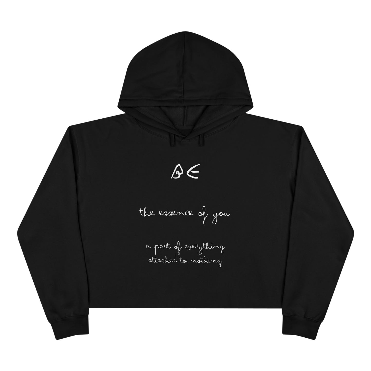 Breathe In Breathe Out Crop Hoodie - Unisex Stylish Sweatshirt
