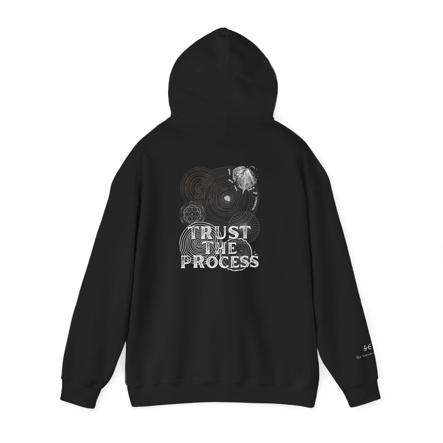 Unisex 'Trust The Process' Hoodie w/ White Letters