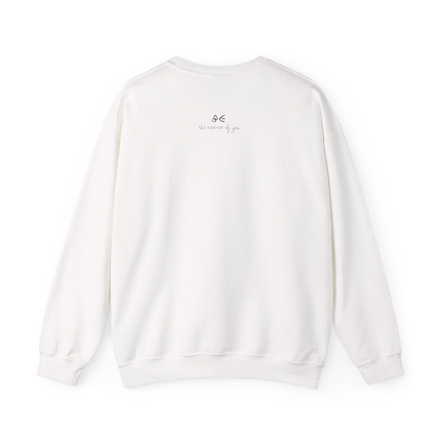Full Quote Crewneck Sweatshirt w/ Black Letters