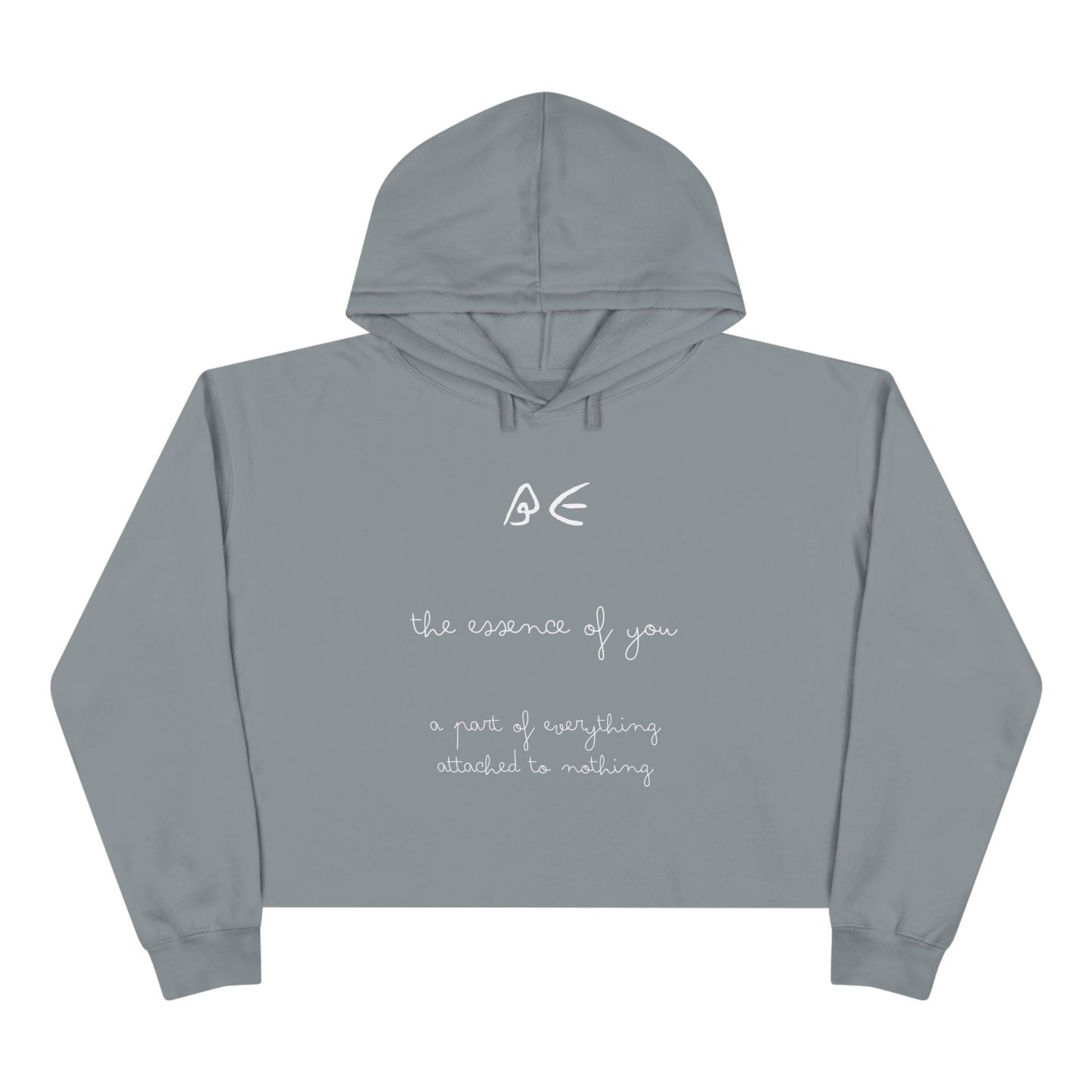 Breathe In Breathe Out Crop Hoodie - Unisex Stylish Sweatshirt
