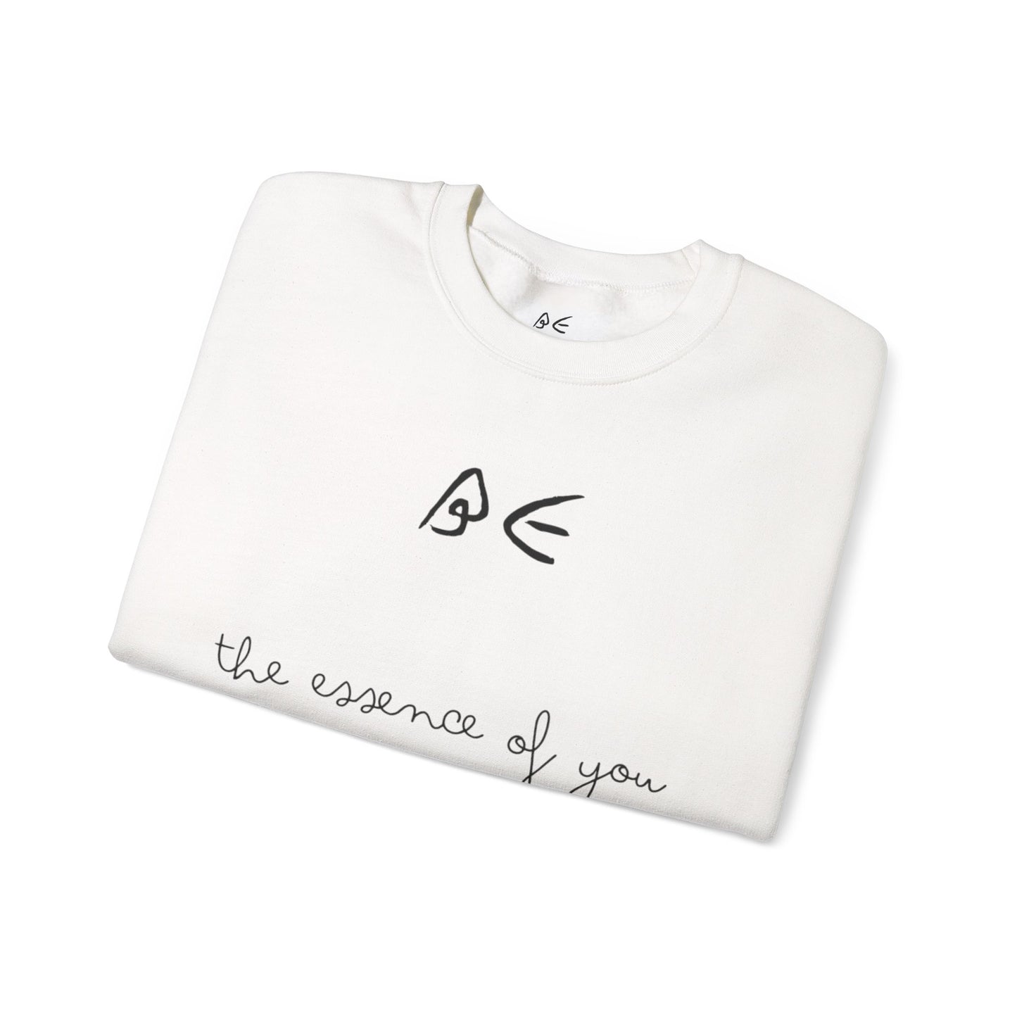 Full Quote Crewneck Sweatshirt w/ Black Letters