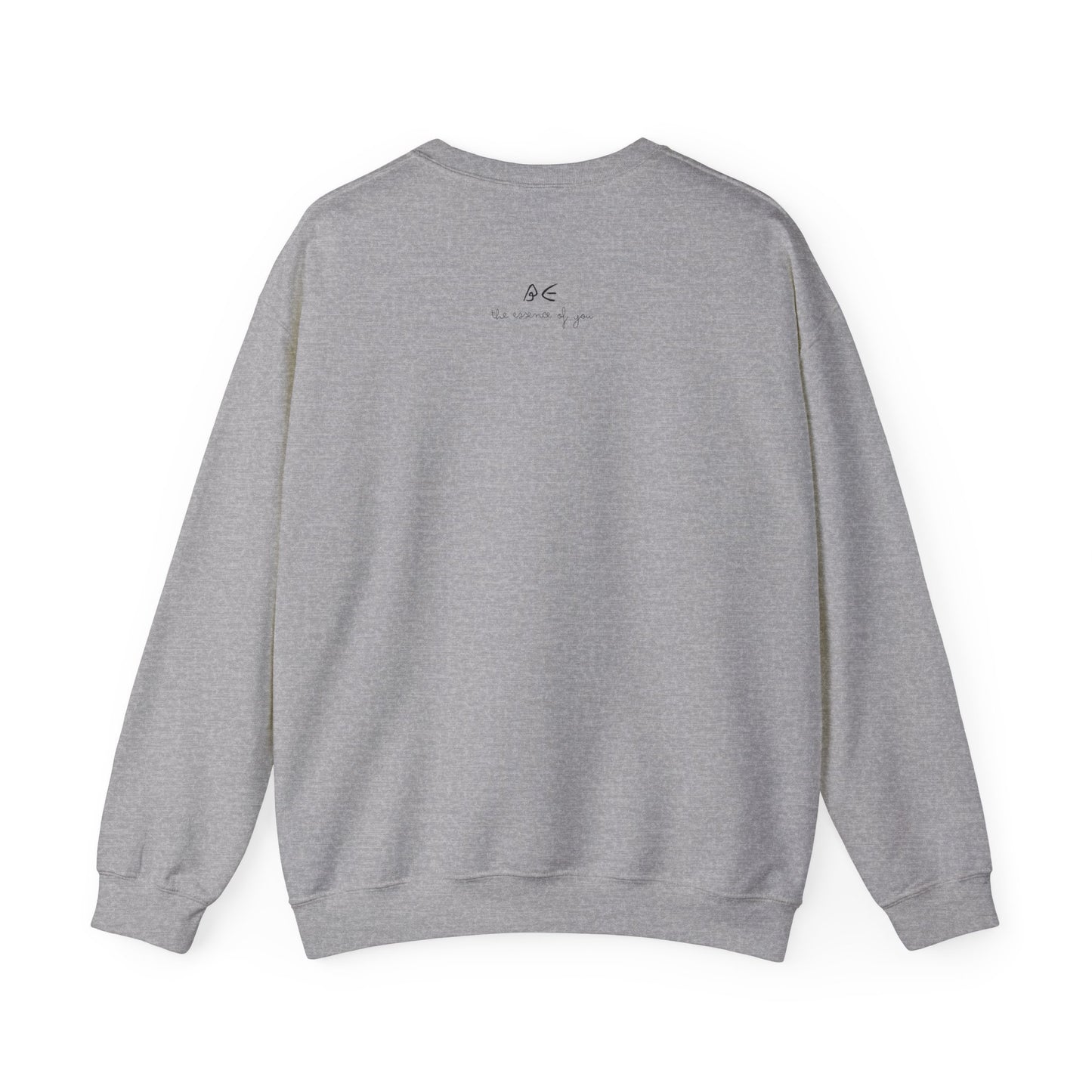 Full Quote Crewneck Sweatshirt w/ Black Letters