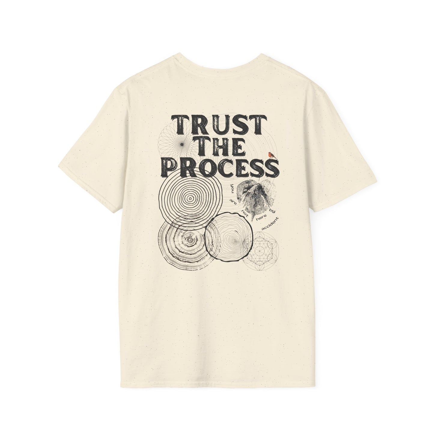 Unisex 'Trust The Process" T-Shirt w/ Black Letters