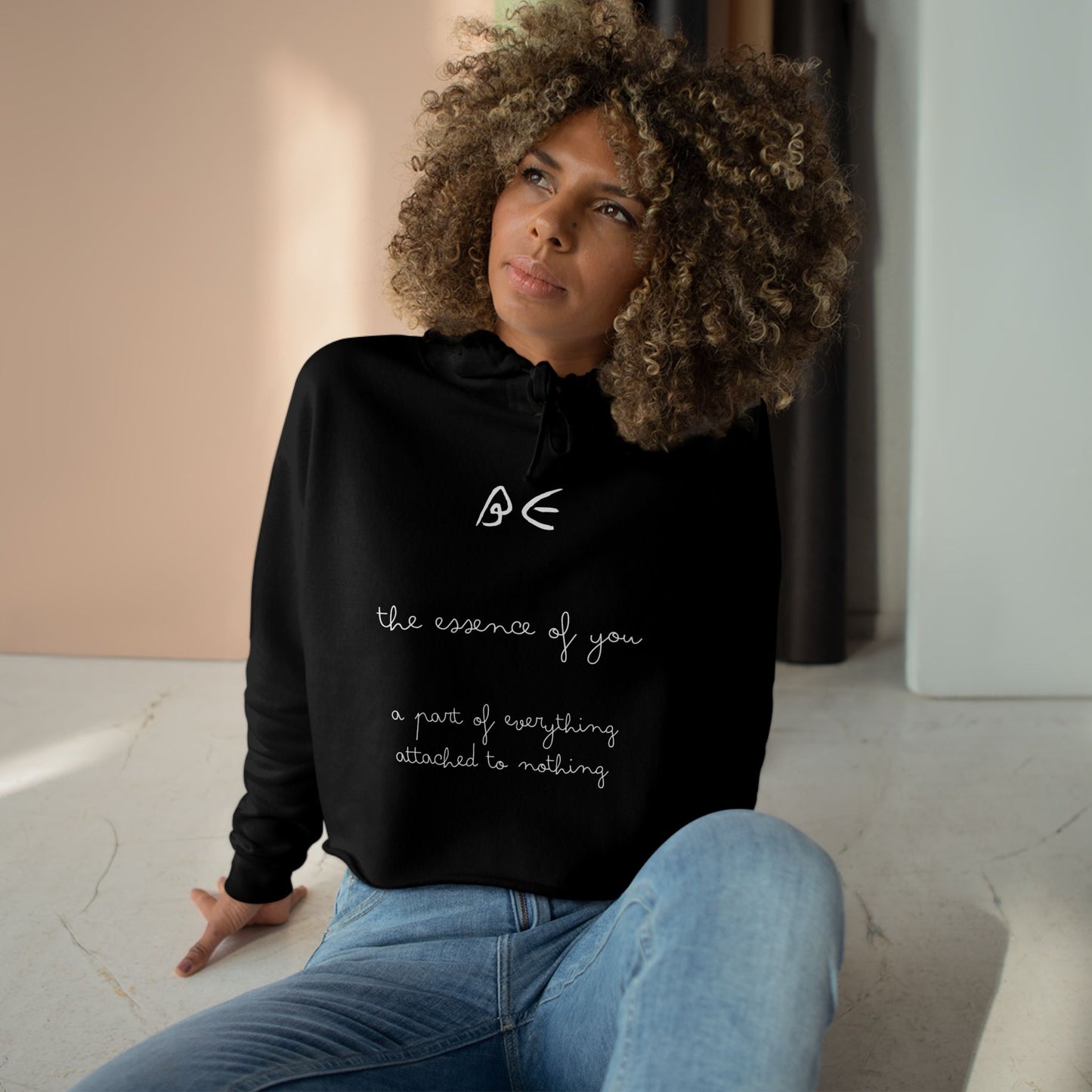 Breathe In Breathe Out Crop Hoodie - Unisex Stylish Sweatshirt
