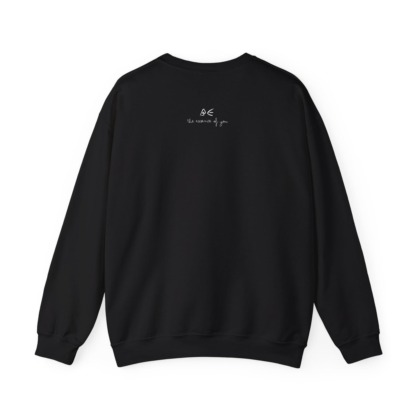 Full Quote Crewneck Sweatshirt w/ White Letters