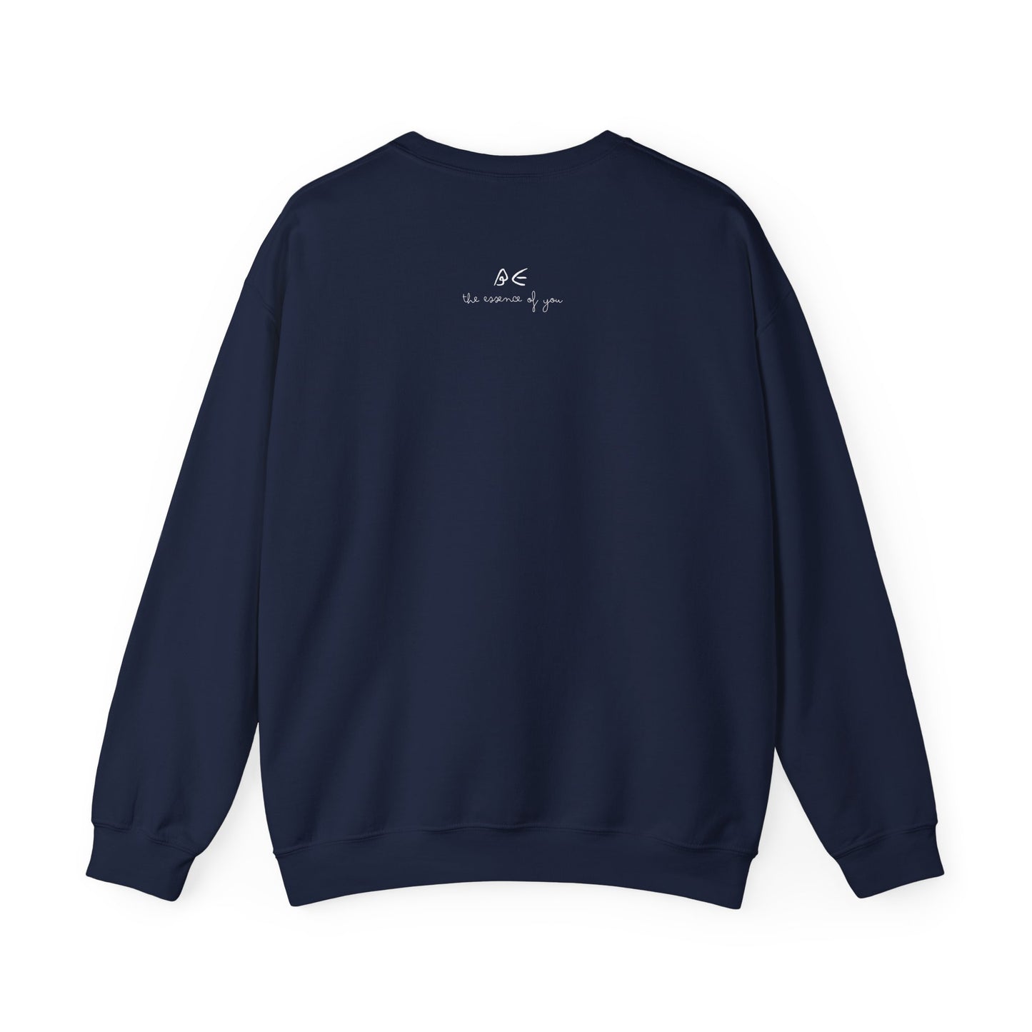 Full Quote Crewneck Sweatshirt w/ White Letters
