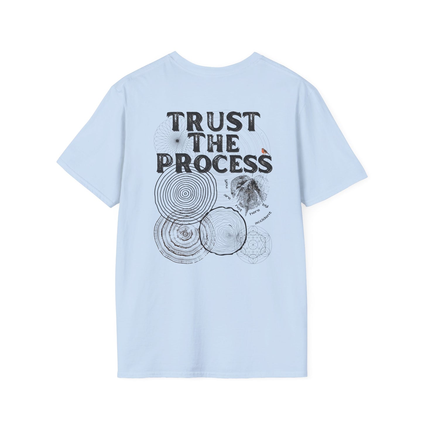 Unisex 'Trust The Process" T-Shirt w/ Black Letters