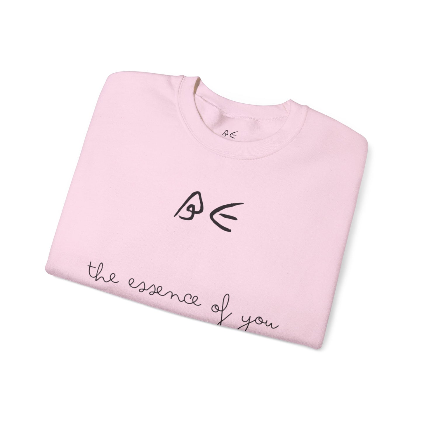 Full Quote Crewneck Sweatshirt w/ Black Letters