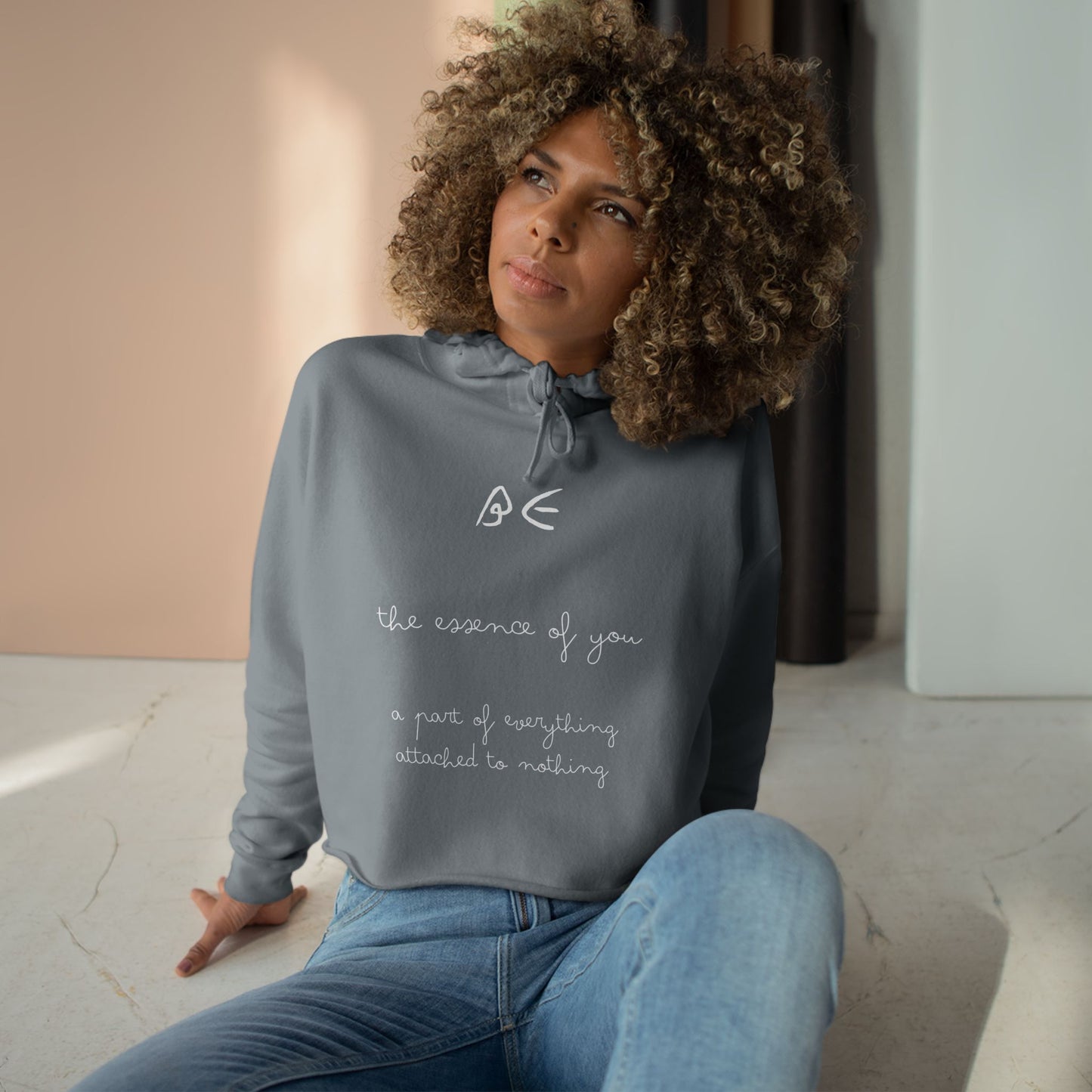 Breathe In Breathe Out Crop Hoodie - Unisex Stylish Sweatshirt