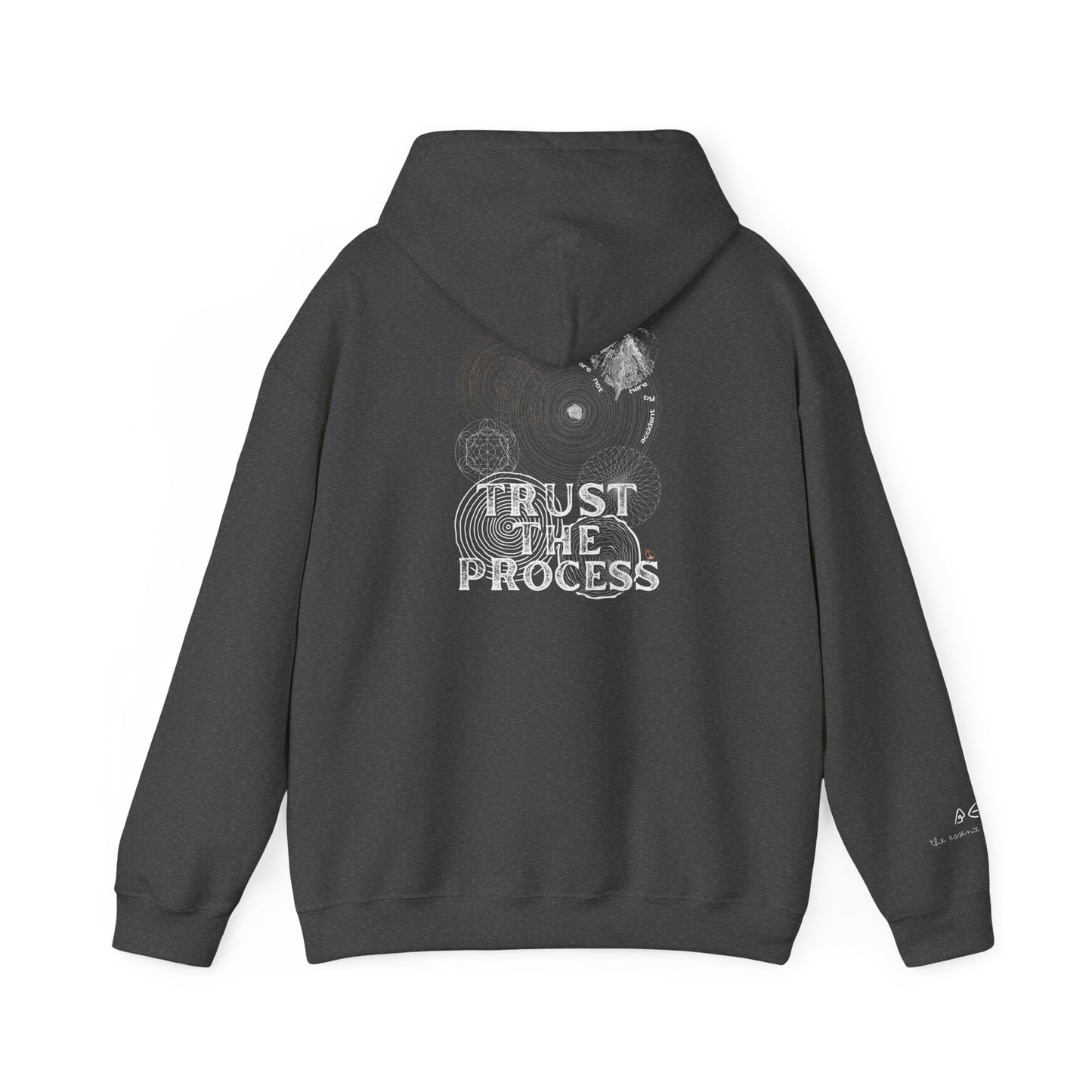 Unisex 'Trust The Process' Hoodie w/ White Letters