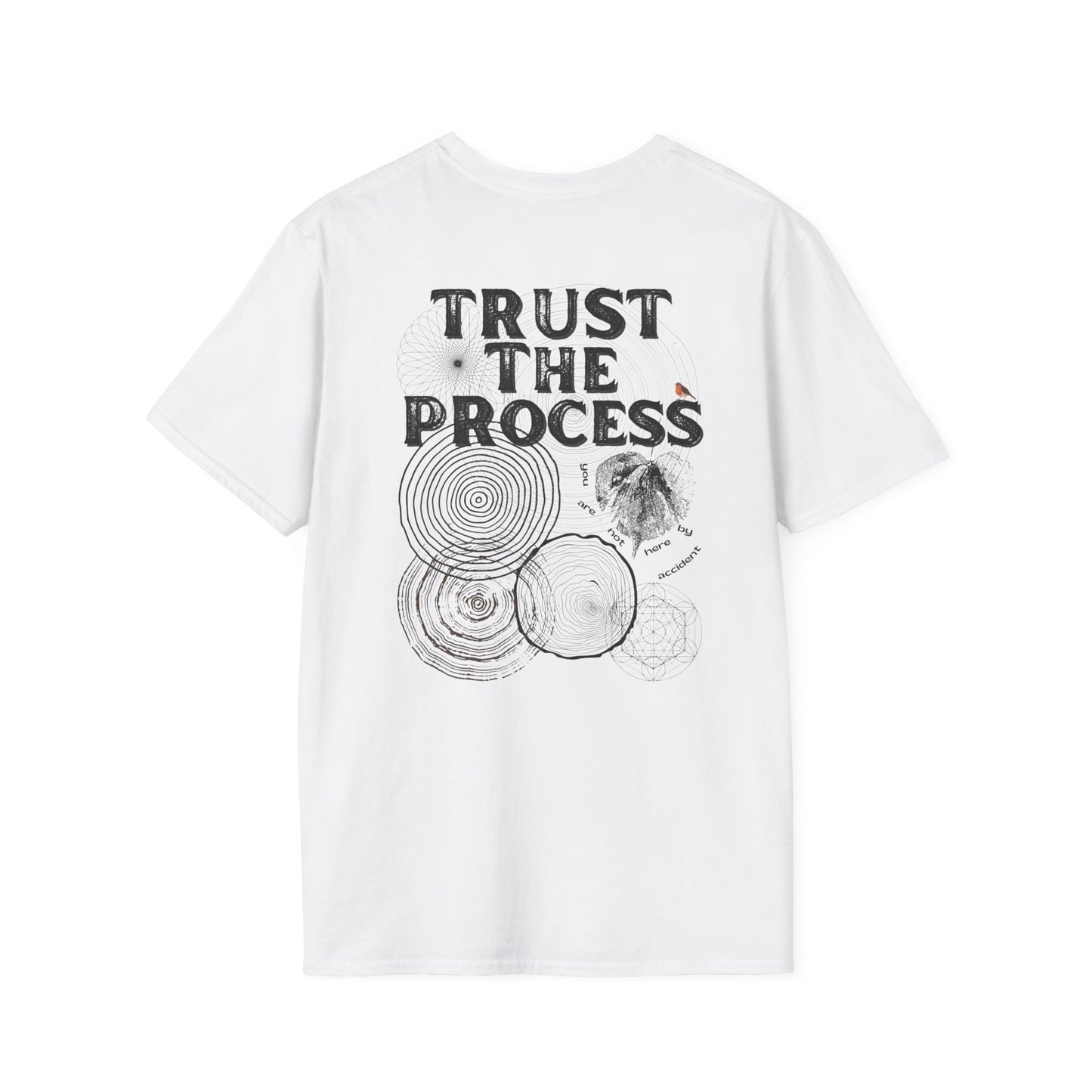 Unisex 'Trust The Process" T-Shirt w/ Black Letters