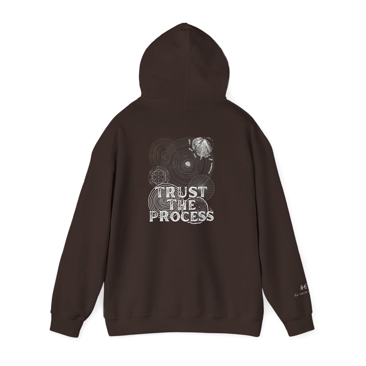 Unisex 'Trust The Process' Hoodie w/ White Letters